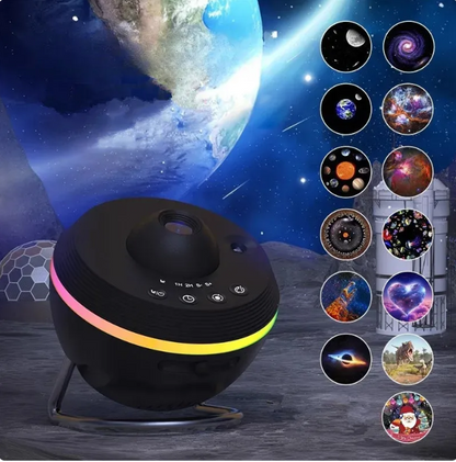 Galaxy Star Projector – 13-in-1 Night Light for Bedroom