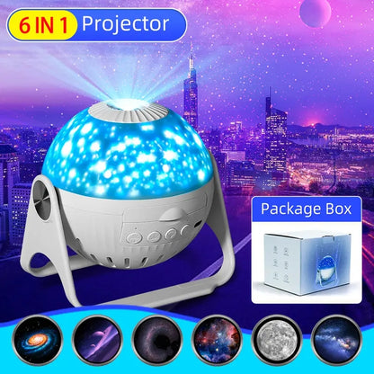 Galaxy Projector 6-in-1 | Nebula & Star Night Light