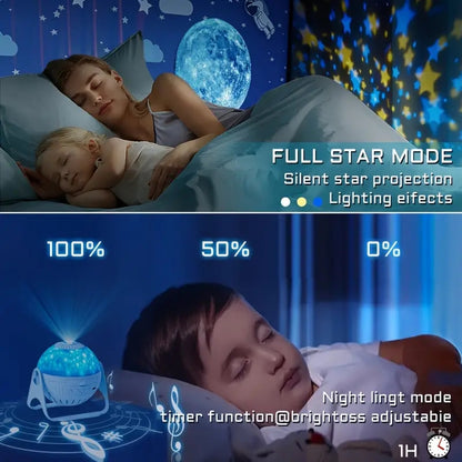 Galaxy Projector 6-in-1 | Nebula & Star Night Light